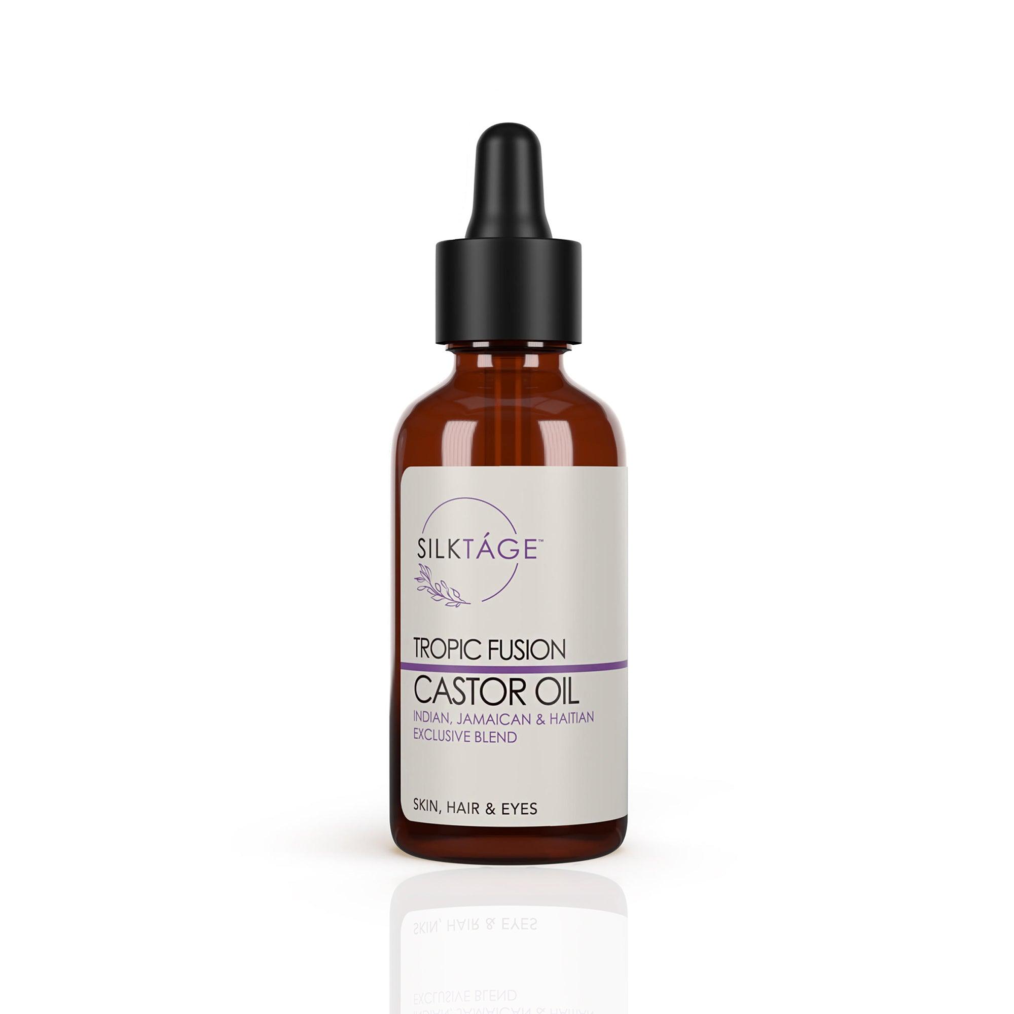 TROPIC FUSION CASTOR OIL - 100% INDIAN, JAMAICAN AND HAITIAN EXCLUSIVE BLEND - SILKTAGE