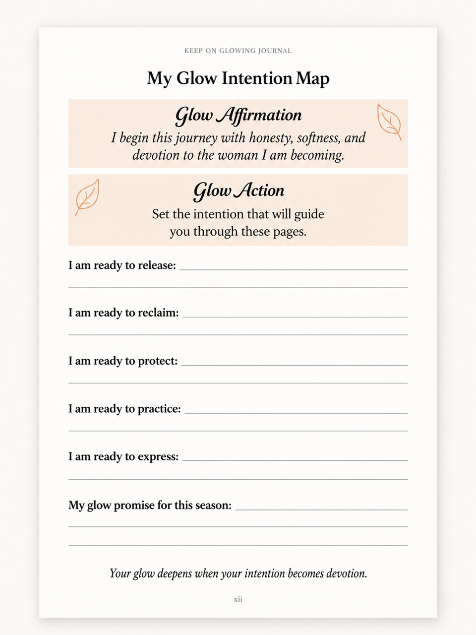 Keep On Glowing - Guided Journal (Paperback)