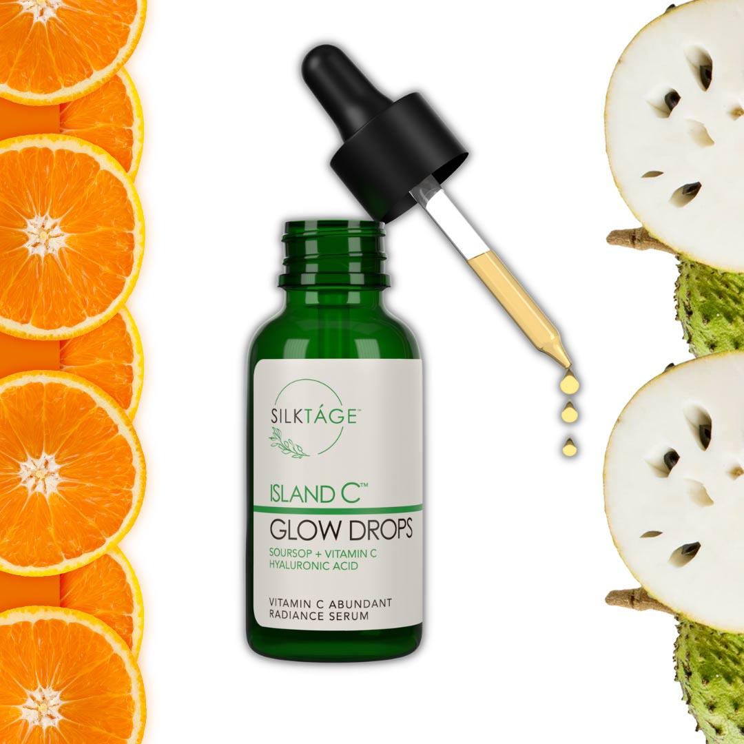 ISLAND C GLOW DROPS - SOURSOP VITAMIN C SERUM - SILKTAGE