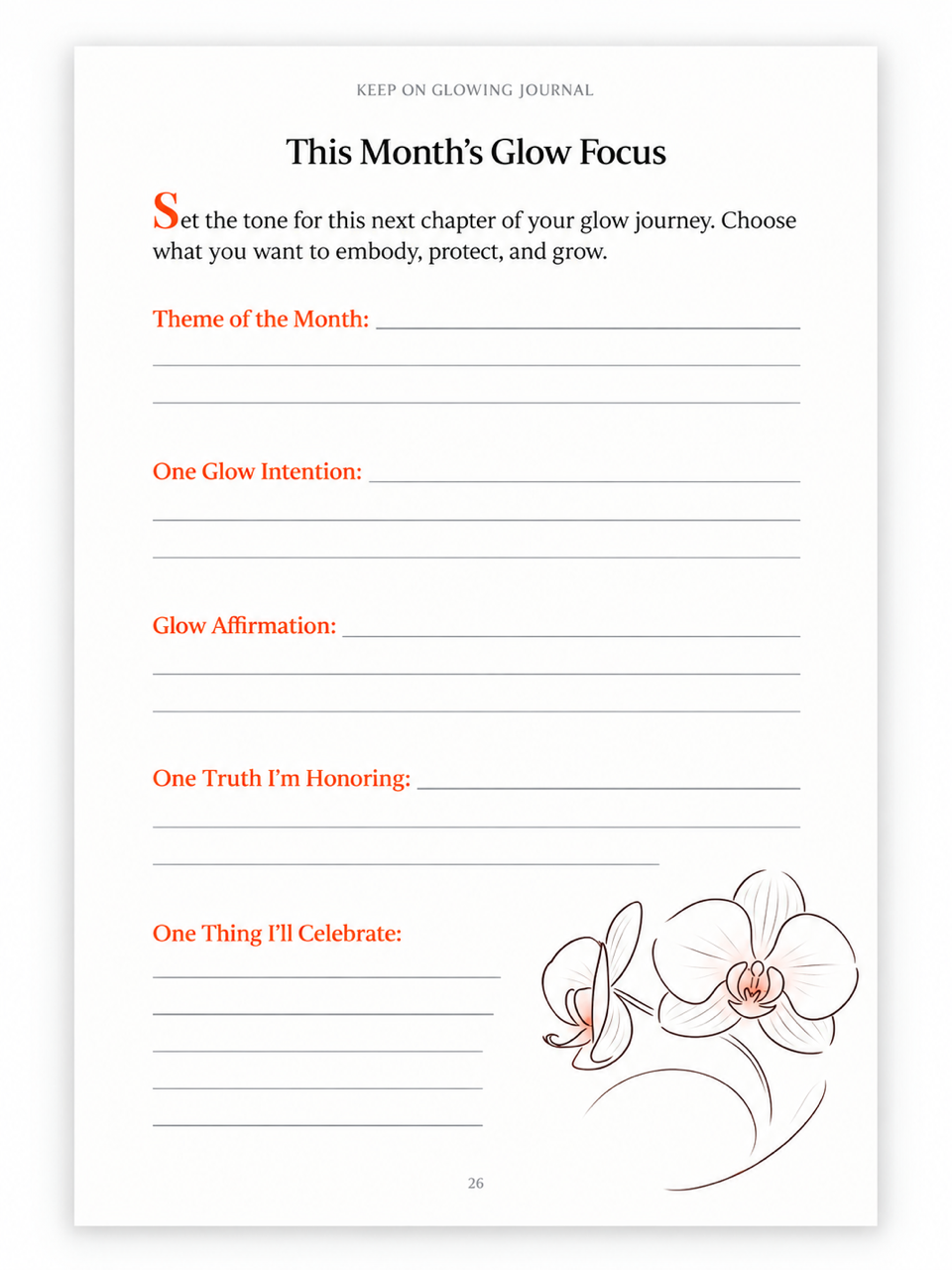 Keep On Glowing - Guided Journal (Paperback)